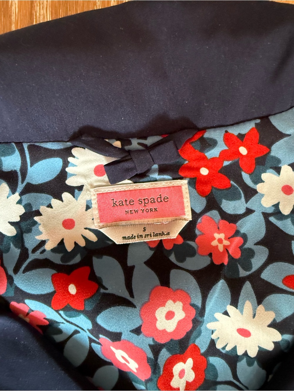 Kate Spade Daisy Long Pajama Set featuring a floral pattern - Picture 6 of 8